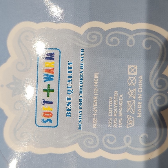 L1 BOYS NEW 6 PAIRS OF SOCKS ASSORTED COLORS BY SMARTSET FOR BABY BOYS SIZE 12M. - Picture 7 of 7